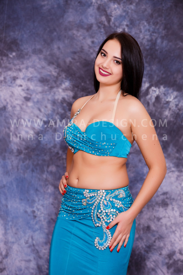 Professional bellydance costume (classic 35 a)
