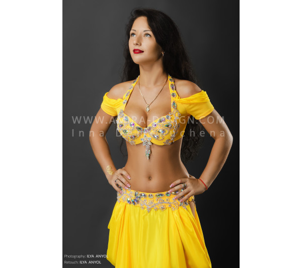 Professional bellydance costume (classic 53a)
