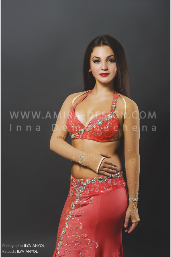 Professional bellydance costume (classic 58a)
