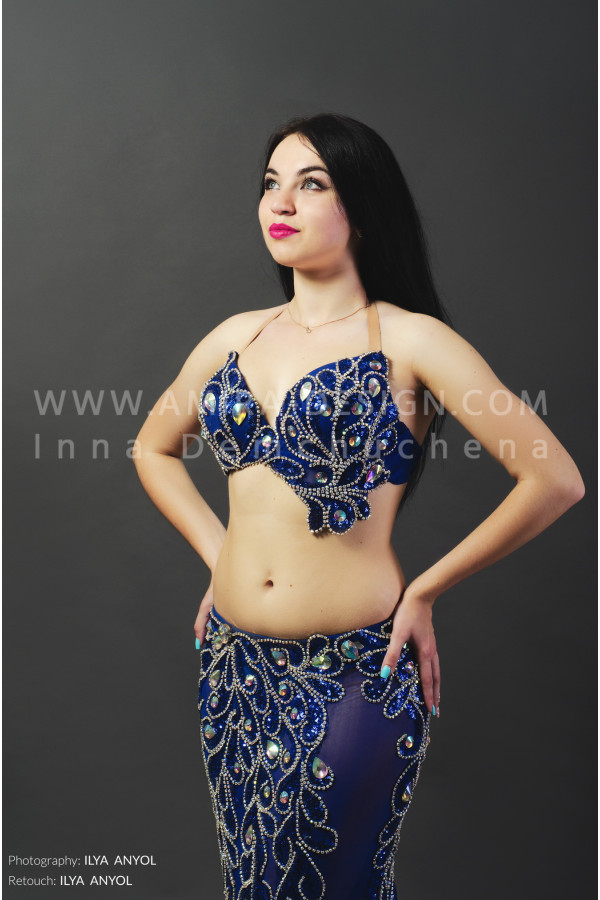 Professional bellydance costume (classic 62a)