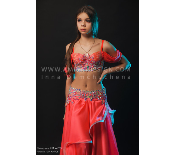 Professional bellydance costume (classic 131a-used)
