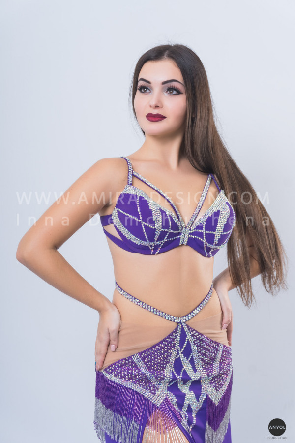 Professional bellydance costume (classic 144a)