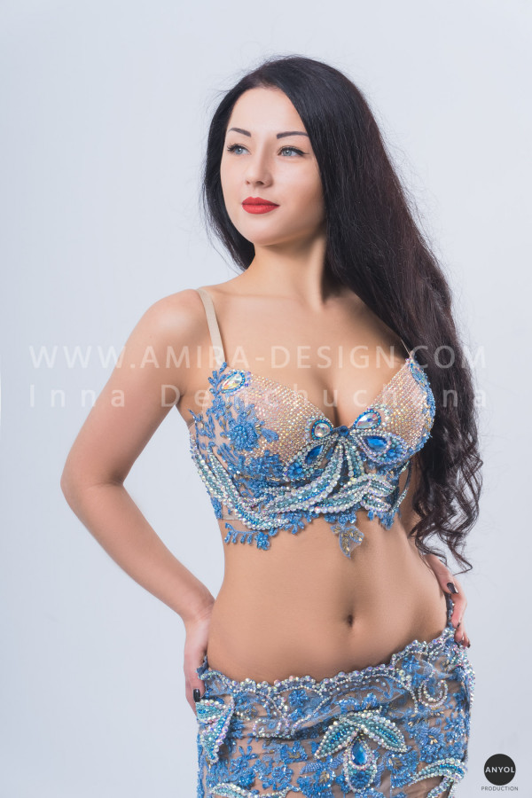 Professional bellydance costume (classic 145a)