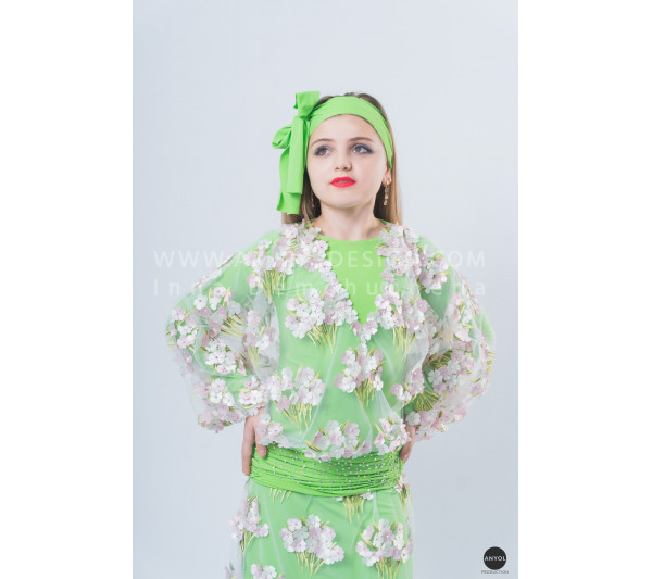 Folklore bellydance costume (folk 15 с-used)