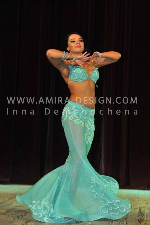 Professional bellydance costume (classic 48a)