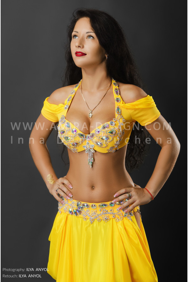 Professional bellydance costume (classic 53a)