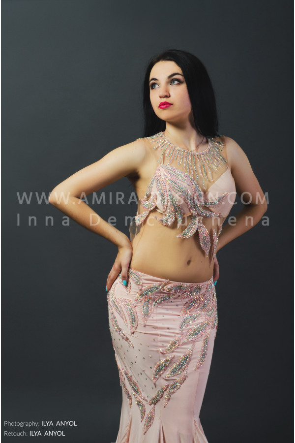 Professional bellydance costume (classic 69a)