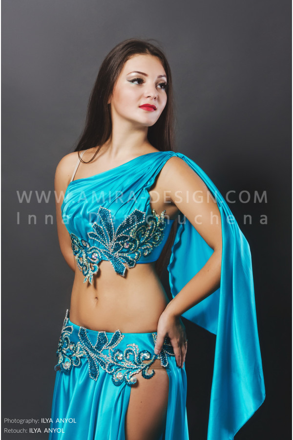 Professional bellydance costume (classic 81a)