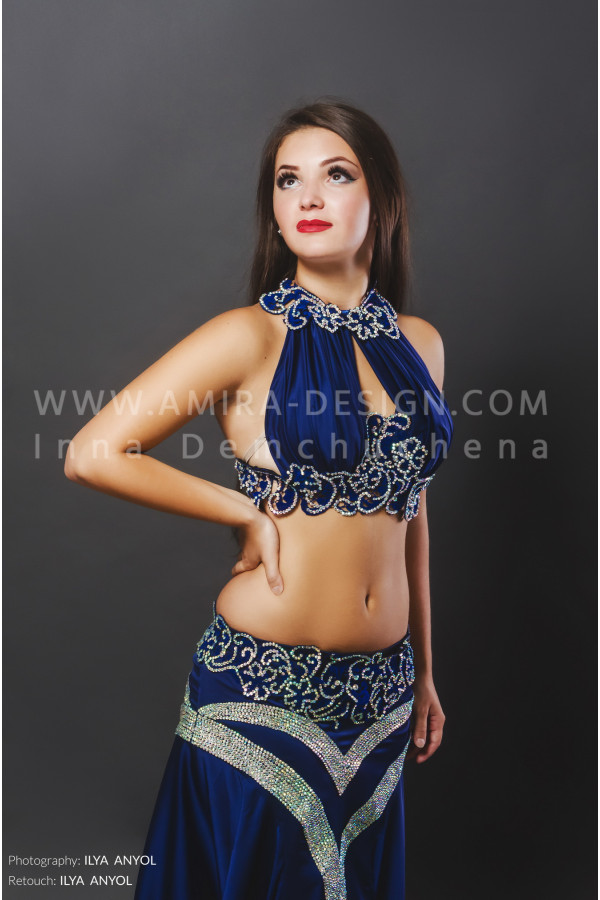 Professional bellydance costume (classic 88a)