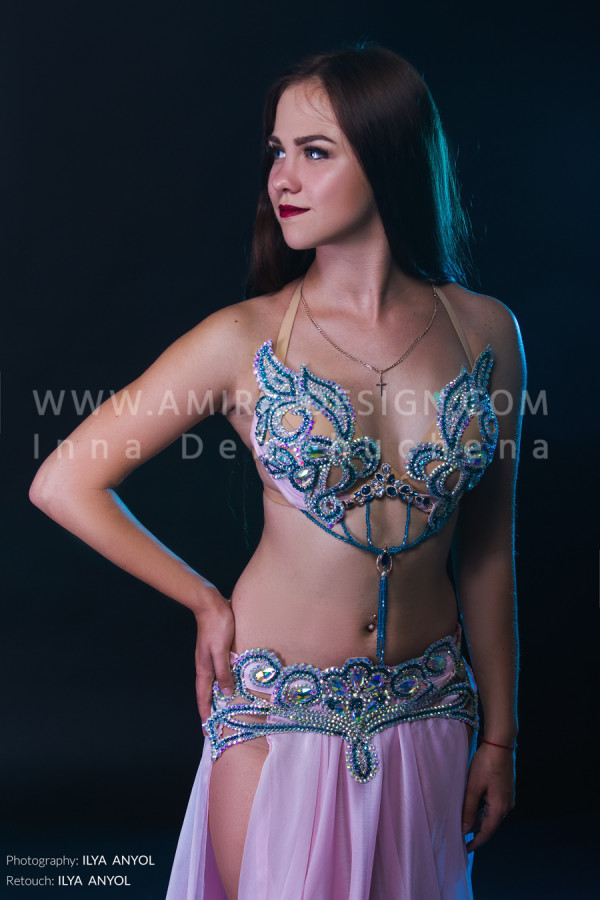Professional bellydance costume (classic 122a)