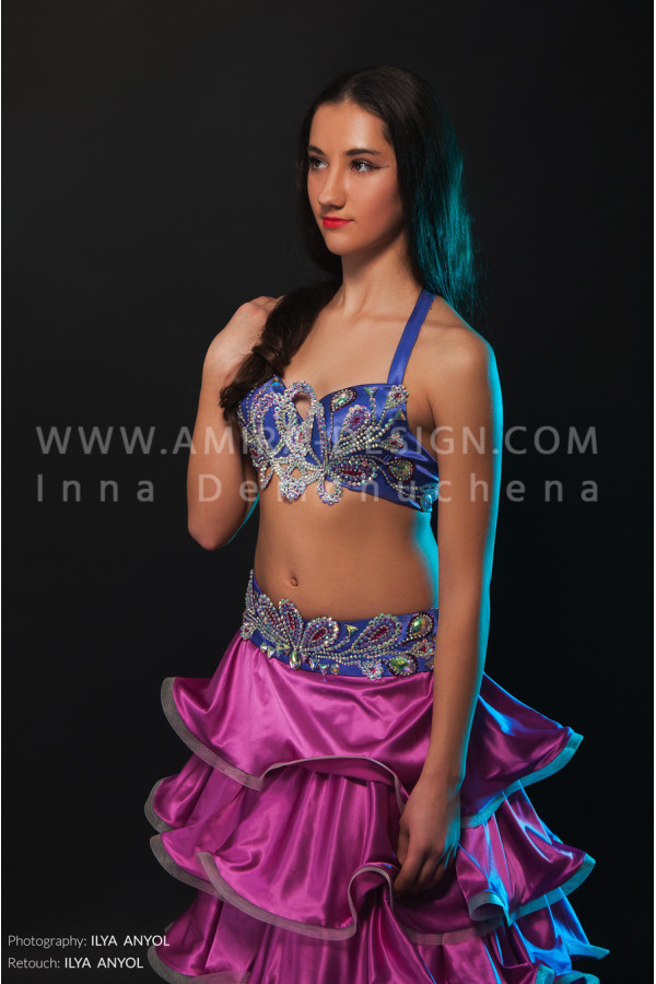 Professional bellydance costume (classic 128a-used)