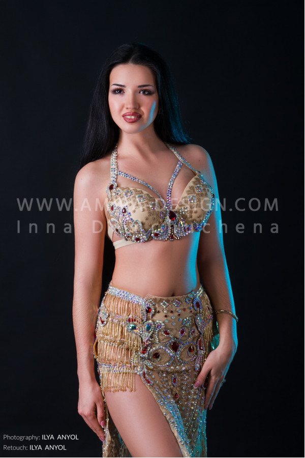 Professional bellydance costume (classic 137a)