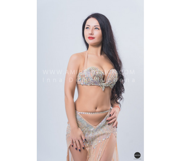 Professional bellydance costume (classic 142a)