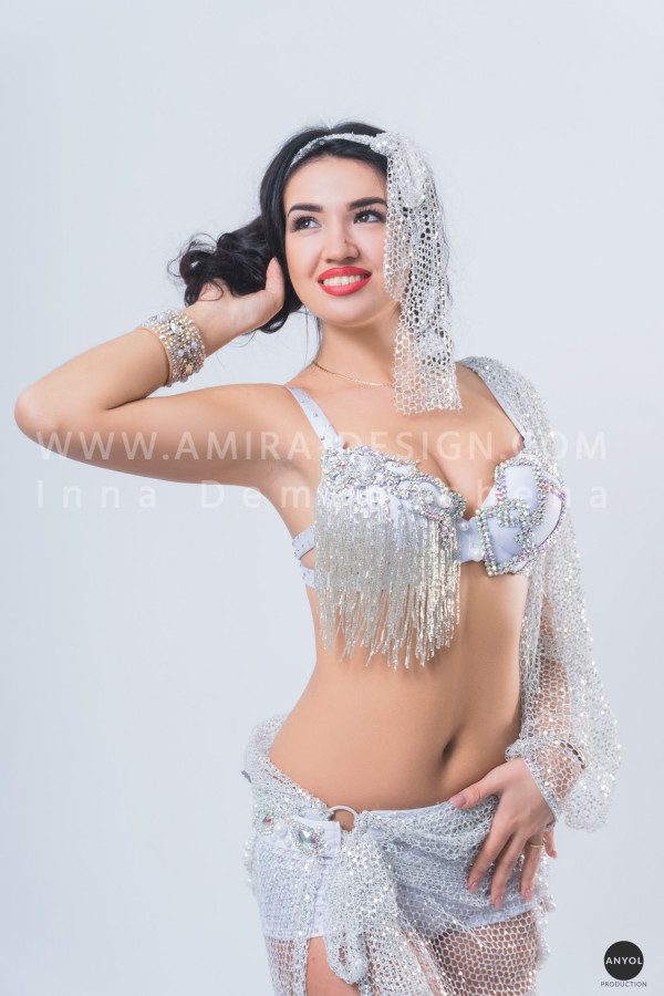 Professional bellydance costume (classic 143a)