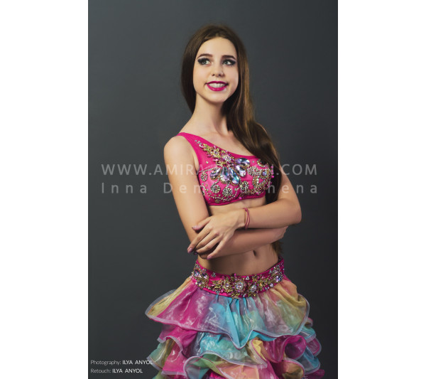 Professional bellydance costume (classic 17 с-used)