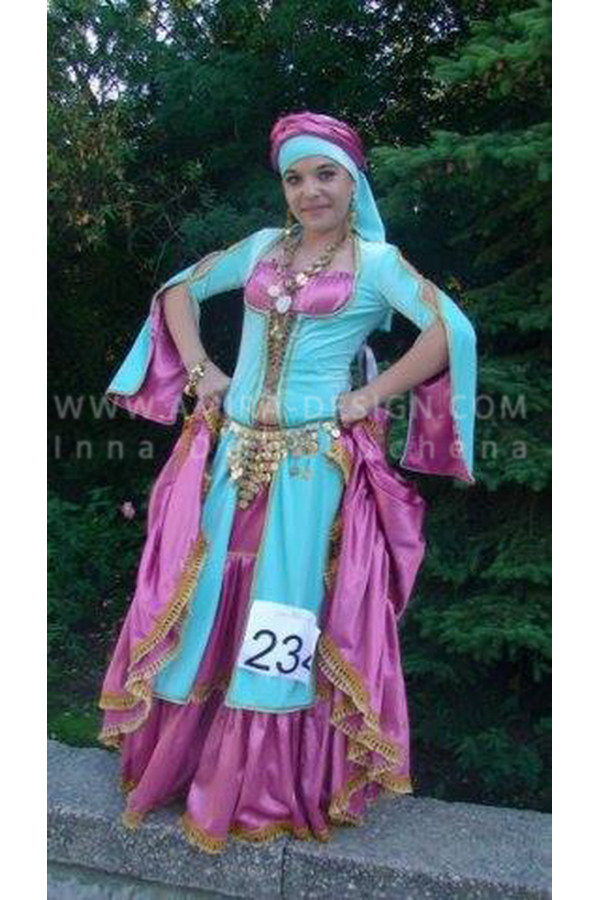 Folklore bellydance costume (folk 4 а)
